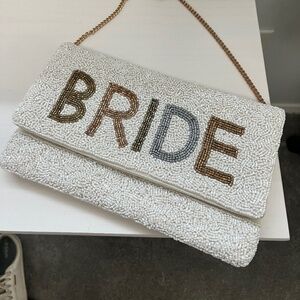 Francesca’s - Bride Beaded Clutch